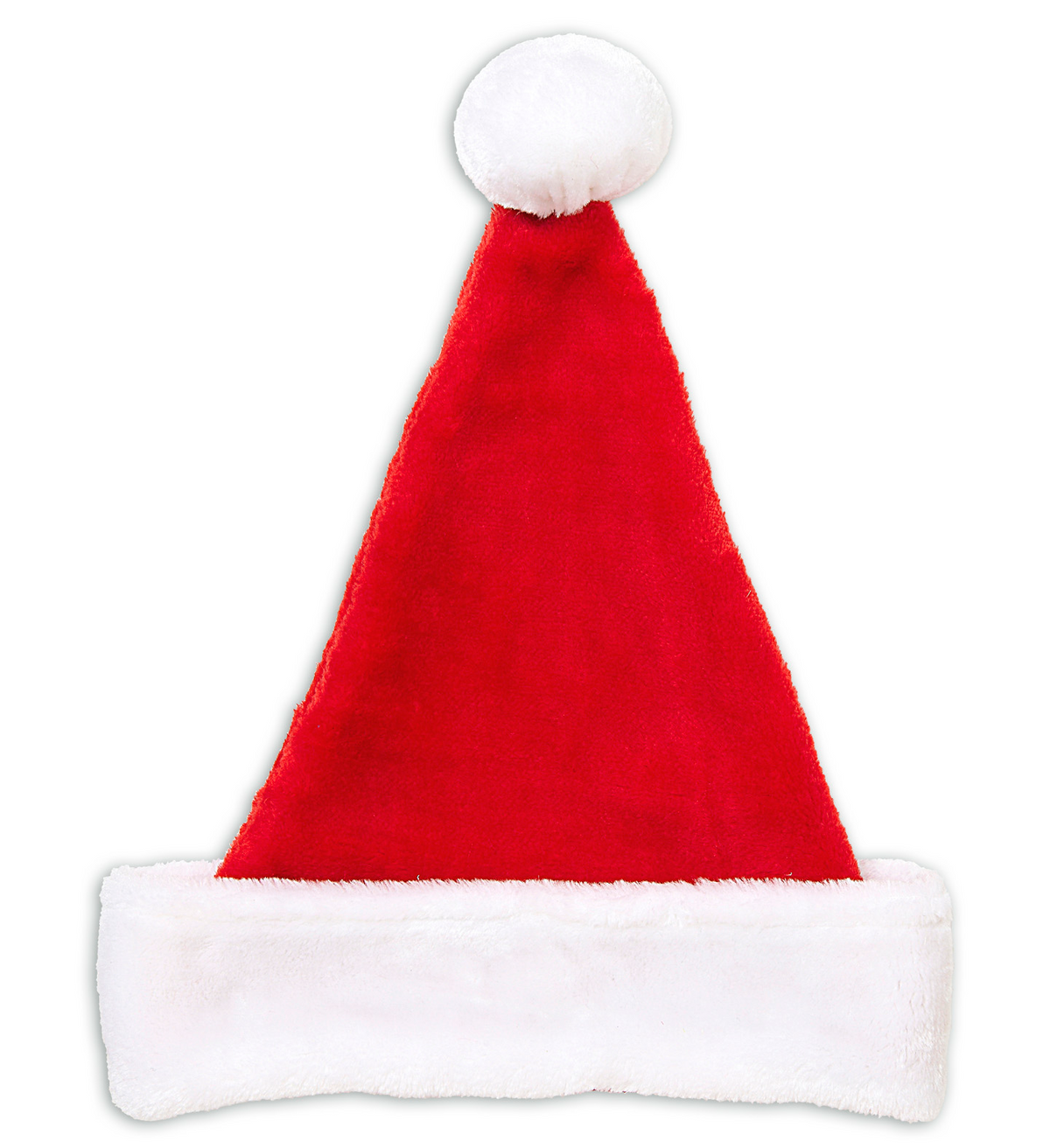 Cappello Babbo Natale in Peluche Accessori Natalizi Adulto Unisex - 15012
