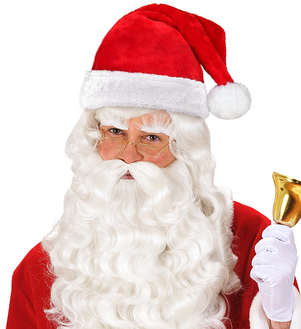 Cappello Babbo Natale in Peluche Accessori Natalizi Adulto Unisex - 15012
