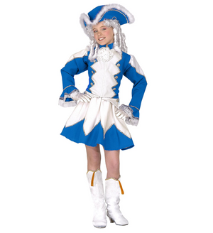 Costume Vestito Abito Travestimento Carnevale Cosplay Bambina Majorette - 9677