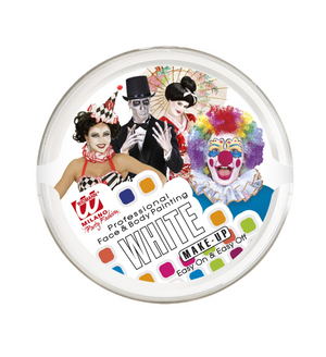 Trucco Make Up Bianco 25g. - Accessori Abito Vestito Carnevale Halloween Bambina - 02387