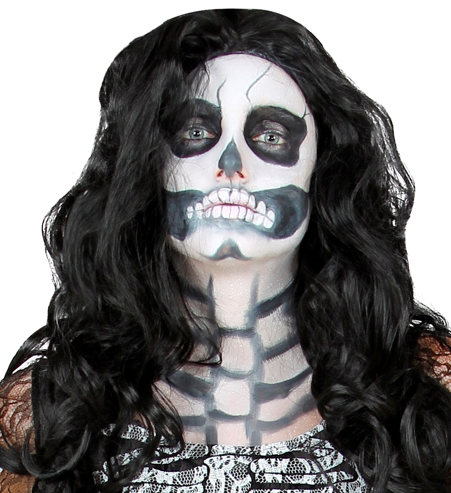 Trucco Make Up Bianco 25g. - Accessori Abito Vestito Carnevale Halloween Bambina - 02387