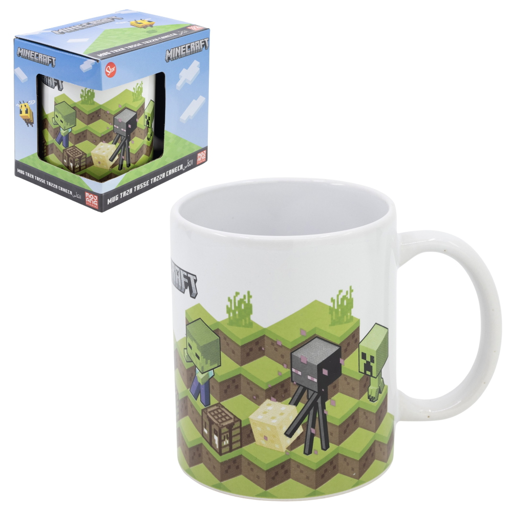 Tazza in Ceramica Minecraft Modello Mug 325 Ml in Confezione - 86004