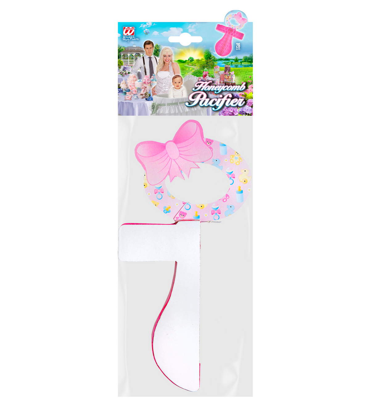 Ciucciotto Stile Nido D'ape - Nascita Bambina - Colore Rosa - Femminuccia