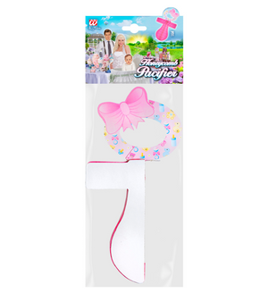 Ciucciotto Stile Nido D'ape - Nascita Bambina - Colore Rosa - Femminuccia