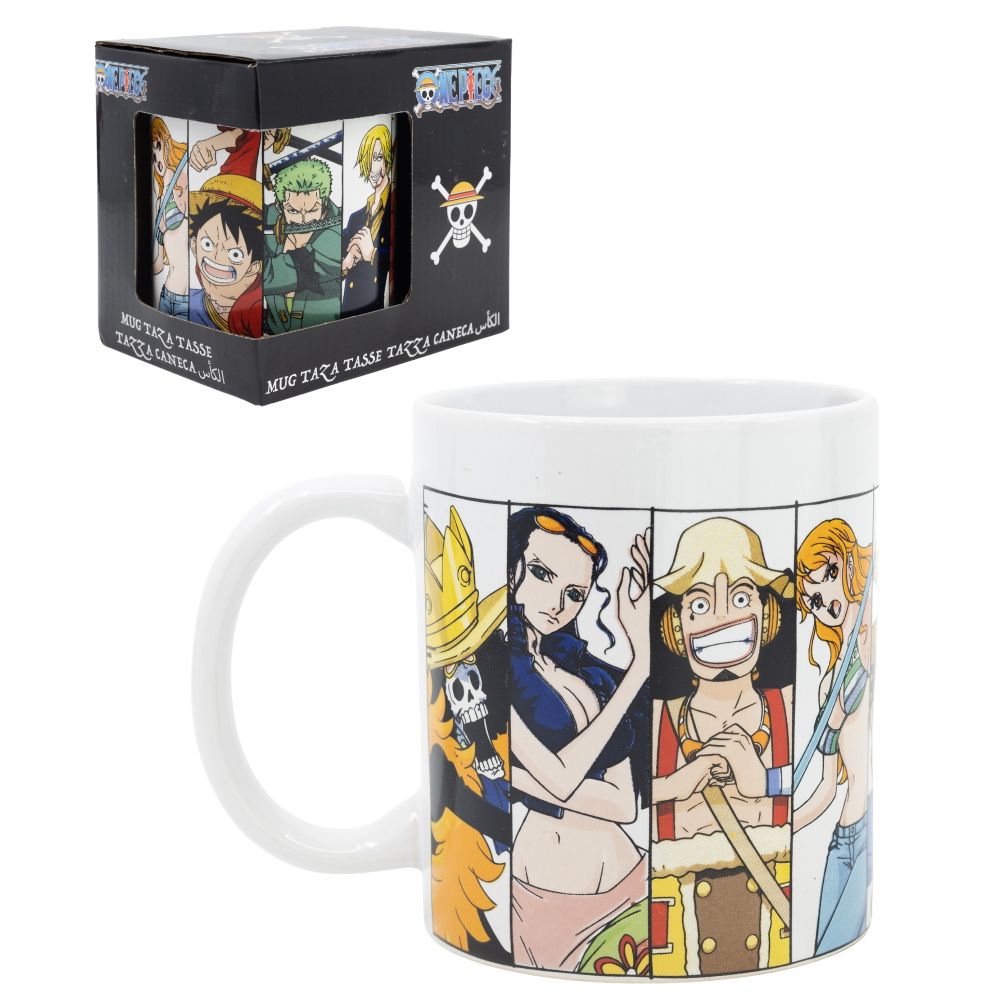 Tazza in Ceramica One Piece Ciurma Luffy Modello Mug 325 Ml in Confezione - 84480