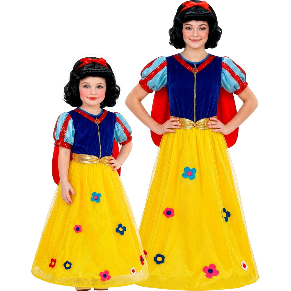 Costume Vestito Abito Travestimento Carnevale Bambina Principessa Delle Favole