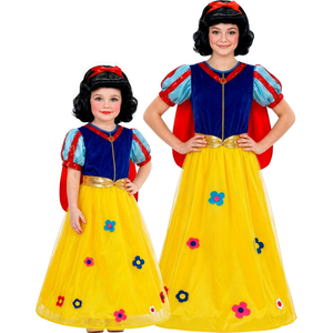 Costume Vestito Abito Travestimento Carnevale Bambina Principessa Delle Favole