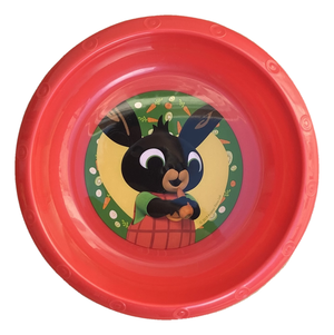 Set Pappa Bing Sula Flop Pando Amma 2 Piatti + Bicchiere Bambina in Confezione - St1009
