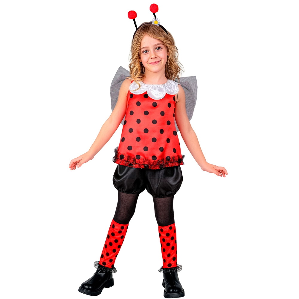 Vestito Carnevale Coccinella Travestimento Costume per Bambini Feste a Tema - 2149