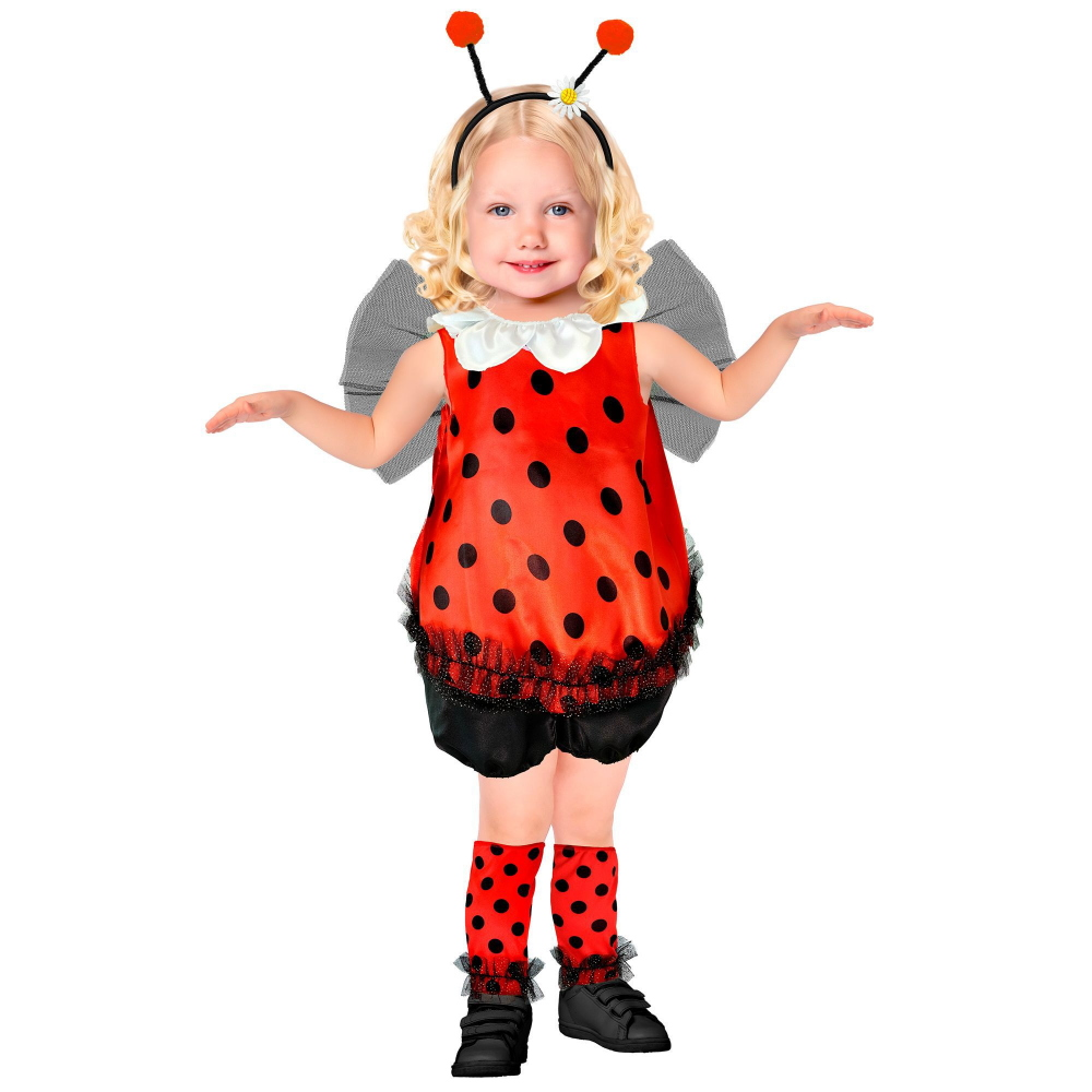 Vestito Carnevale Coccinella Travestimento Costume per Bambini Feste a Tema - 2149