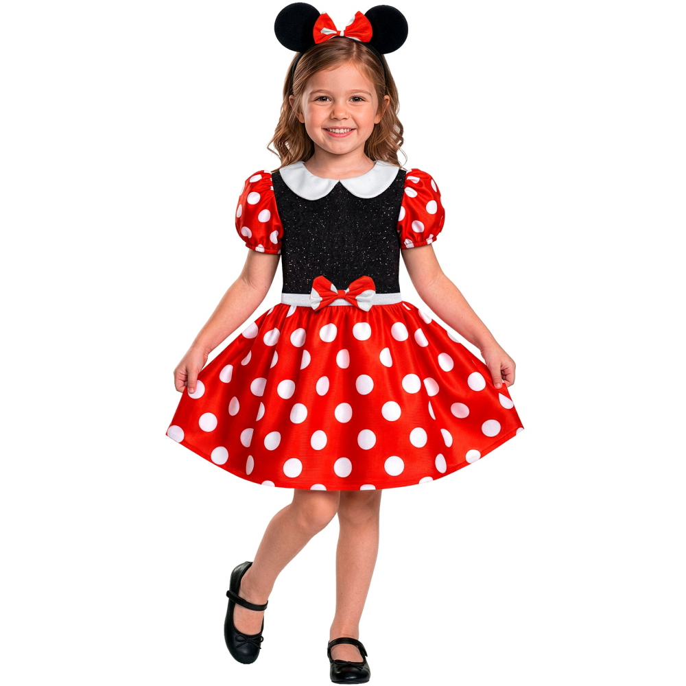 Costume Vestito Abito Travestimento Carnevale Bambina Topina