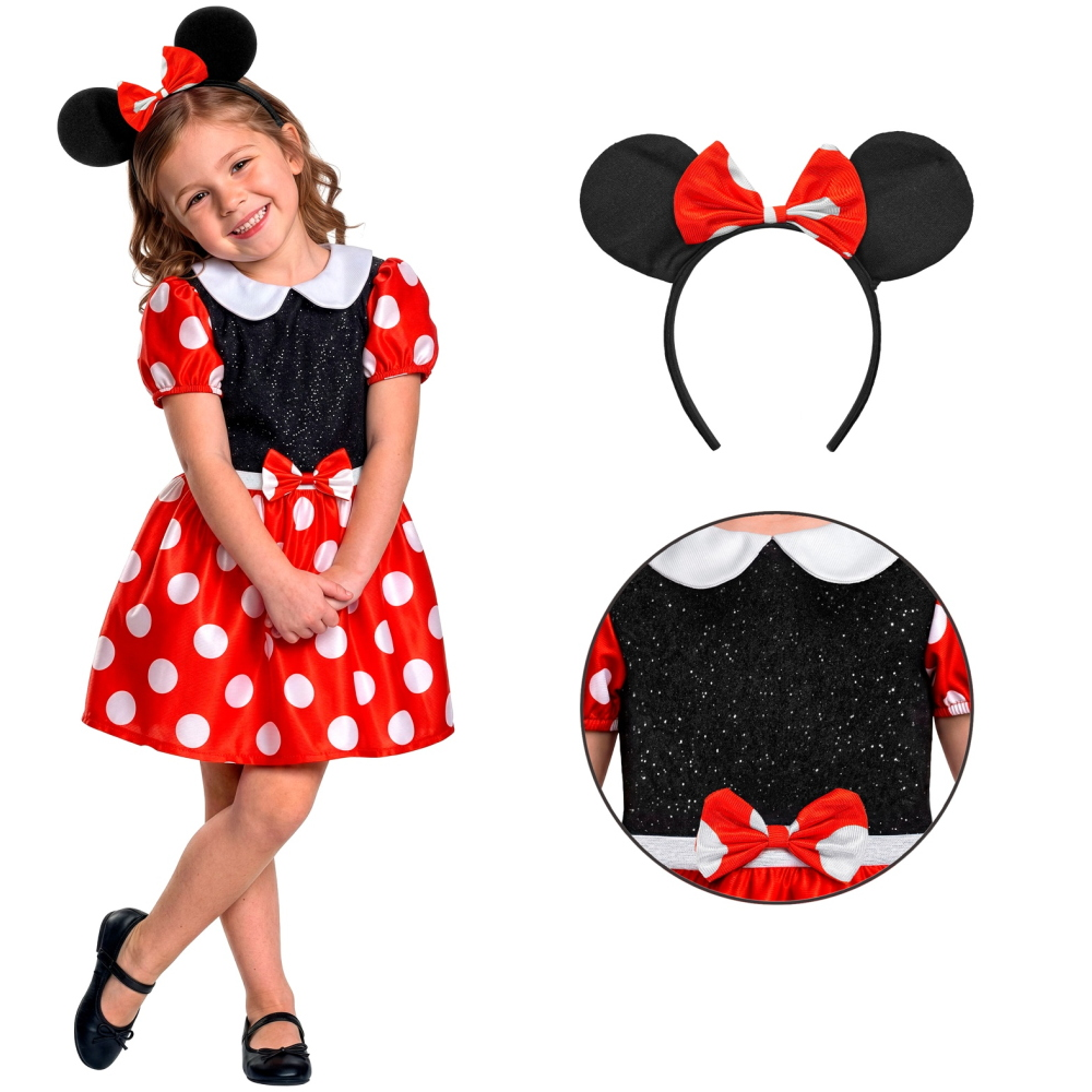 Costume Vestito Abito Travestimento Carnevale Bambina Topina