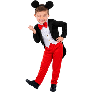 Costume Vestito Abito Travestimento Carnevale Bambino Topino -