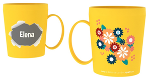 Tazza in Plastica con Nome e Disegni - Elena - Ryn024