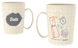Tazza in Plastica con Nome e Disegni - Giada - Ryn038