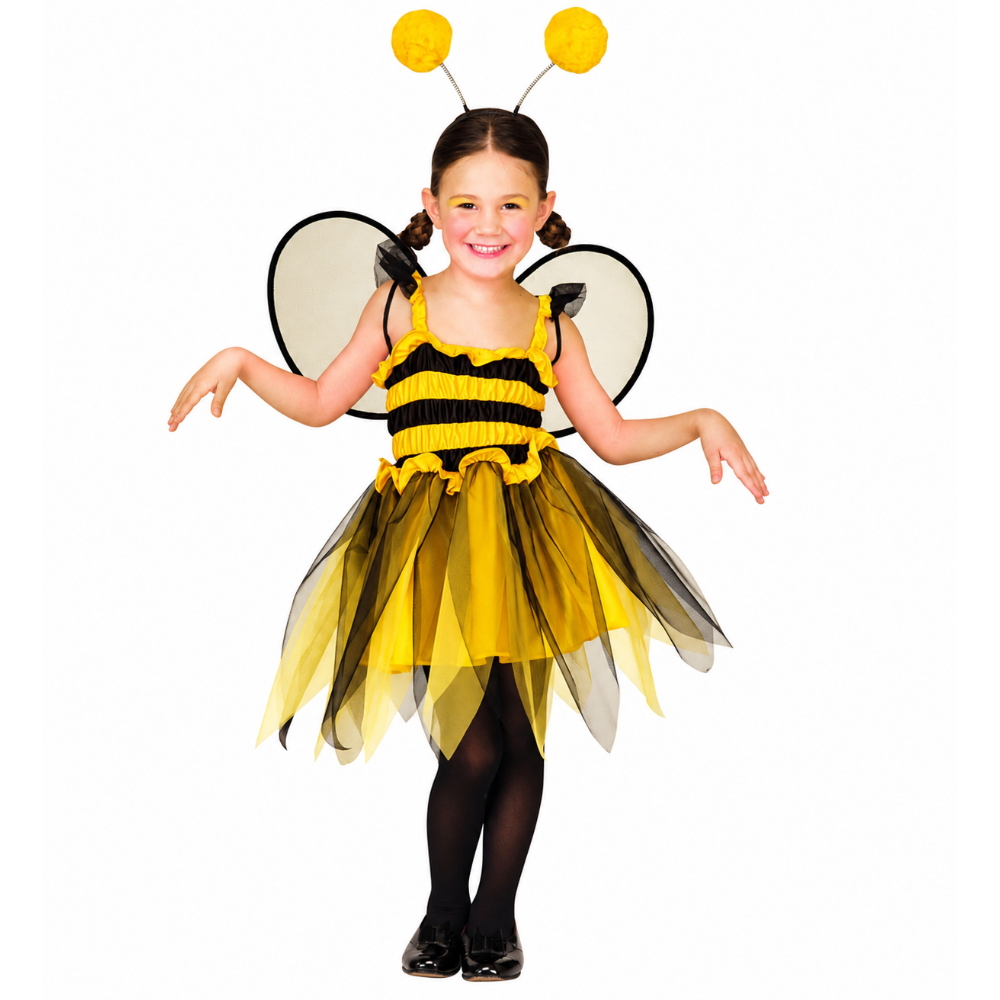 Costume Vestito Abito Travestimento Carnevale Bambina Ape -