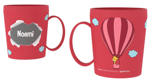 Tazza in Plastica con Nome e Disegni - Noemi - Ryn061