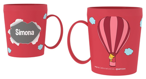 Tazza in Plastica con Nome e Disegni - Simona - Ryn072