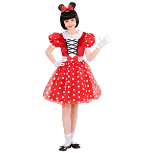 Costume Vestito Abito Travestimento Carnevale Bambina Topina - 0154