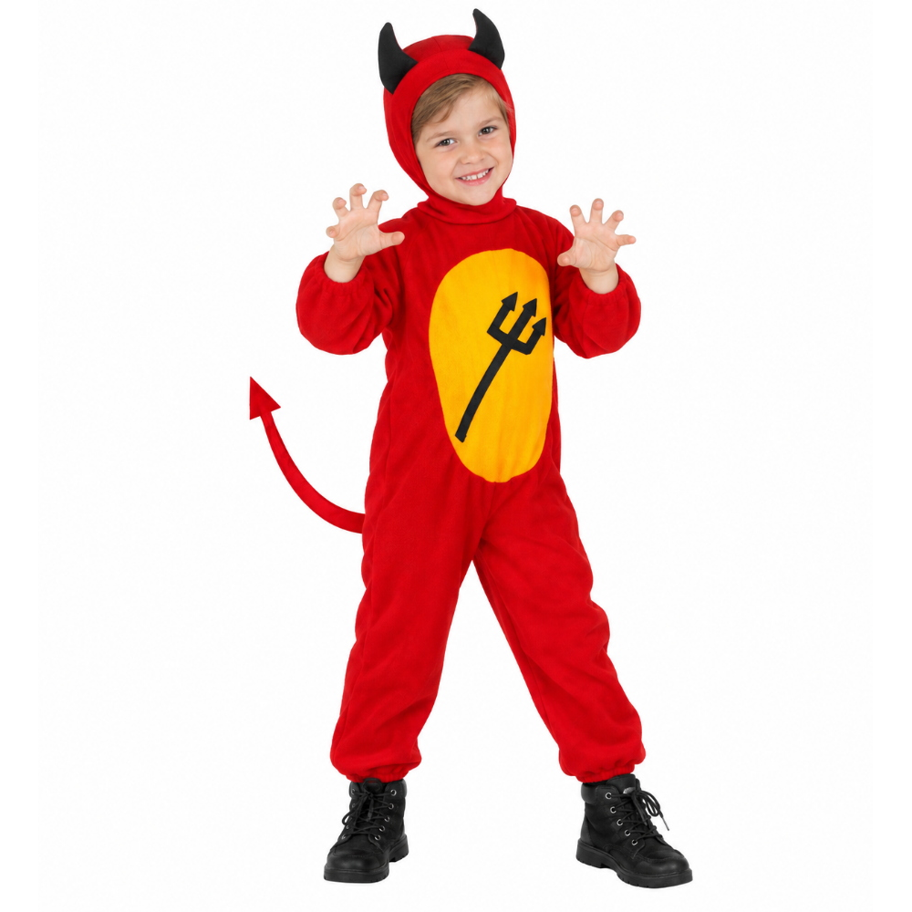 Costume Vestito Abito Travestimento Carnevale Bambino - Diavoletto - 3616
