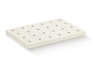 Contenitore Inserto 24 Coni Bomboniere in Cartone Perlato - 43 X 28 X 20 - 15039
