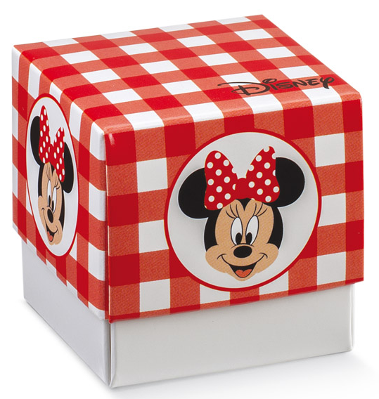 Bomboniera Astuccio Scatolina Portaconfetti Cubo - Minnie Mouse DISNEY - 68023