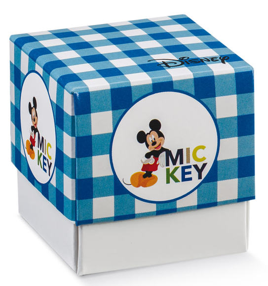 Bomboniera Astuccio Scatolina Portaconfetti Cubo - Topolino Mickey Mouse DISNEY - 68033