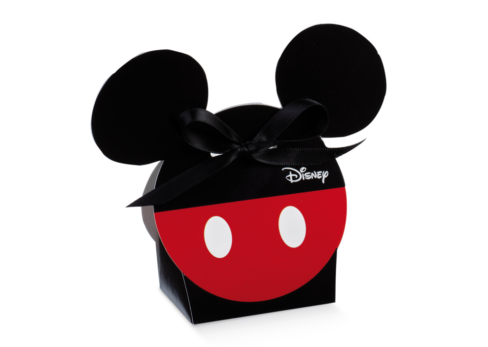 Bomboniera Astuccio Scatolina Portaconfetti Sagoma Topolino Mickey Mouse DISNEY X 10 Pz. - 68055