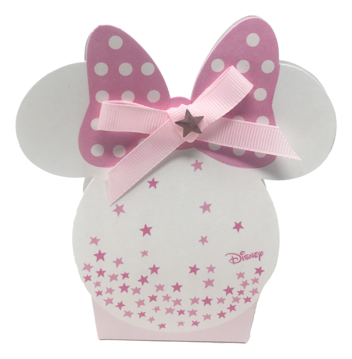 Bomboniera Astuccio Scatolina Portaconfetti Sagoma - Minnie Mouse DISNEY - Stelle - 68068