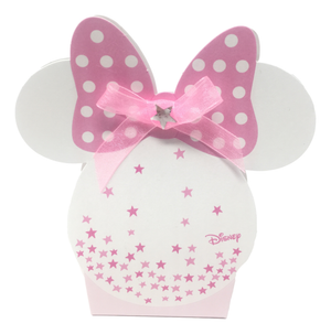 Bomboniera Astuccio Scatolina Portaconfetti Sagoma - Minnie Mouse DISNEY - Stelle - 68068
