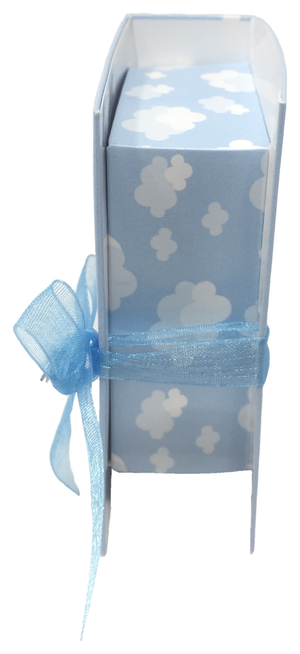 Bomboniera Astuccio Scatolina Portaconfetti Forma Libro - Dumbo DISNEY - Celeste - 68140