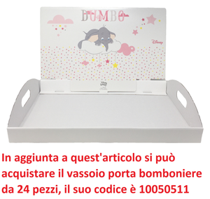 Bomboniera Astuccio Scatolina Portaconfetti Cono - Dumbo DISNEY - Rosa - 68153