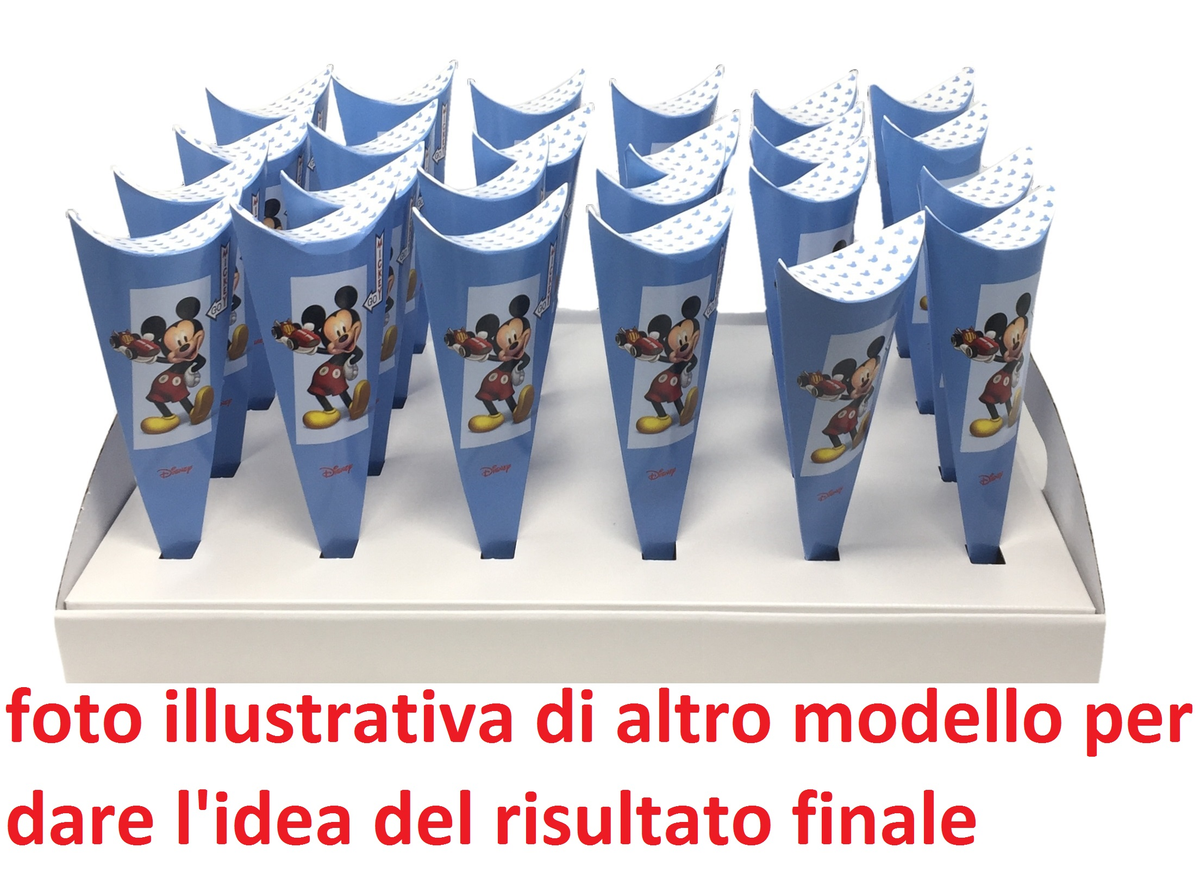 Bomboniera Astuccio Scatolina Portaconfetti Cono - Topolino Mickey Mouse DISNEY - 68172