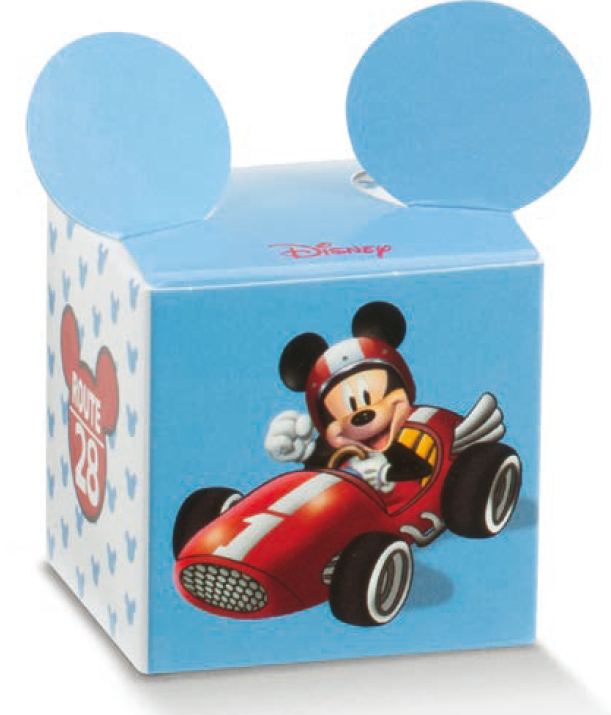 Bomboniera Astuccio Scatolina Portaconfetti Cubo - Topolino Mickey Mouse DISNEY - 68173