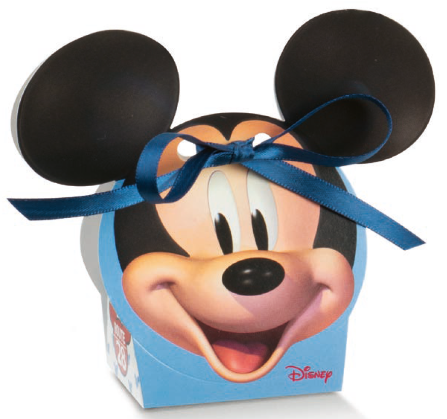 Bomboniera Astuccio Scatolina Portaconfetti Faccia - Topolino Mickey Mouse DISNEY - 68174
