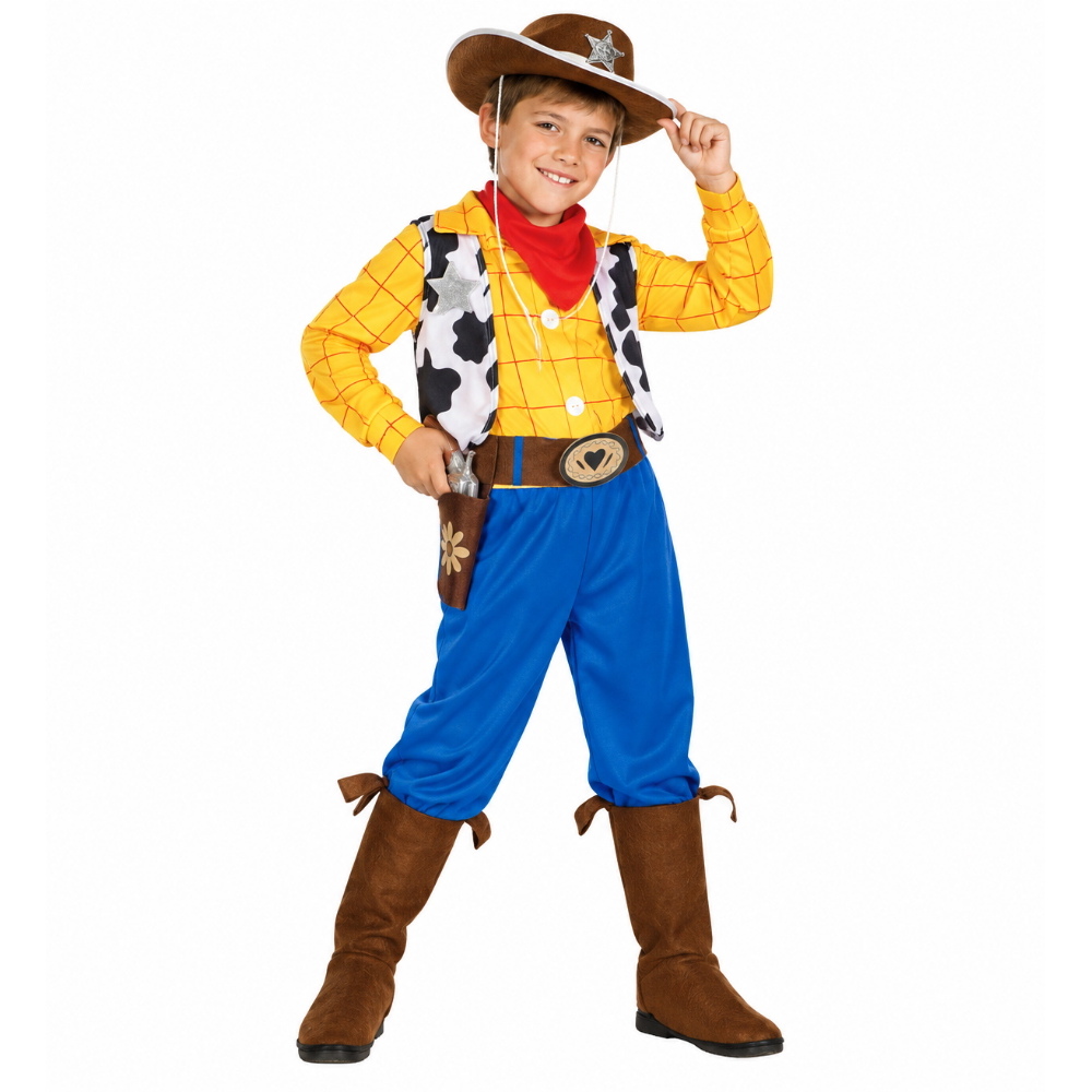 Costume Vestito Abito Travestimento Carnevale Cosplay Bambino Billy Cowboy - 3833