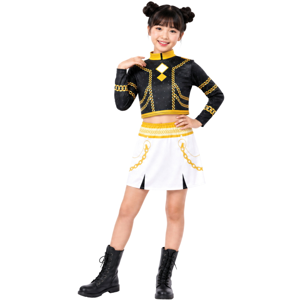 Costume Kpop Star Silver Lite Travestimento Carnevale Cosplay Zoey Huntrix Golden - 8210