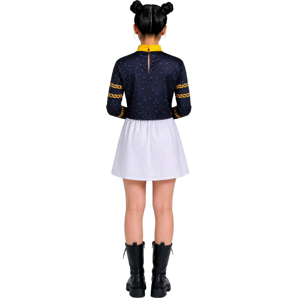 Costume Kpop Star Silver Lite Travestimento Carnevale Cosplay Zoey Huntrix Golden - 8210