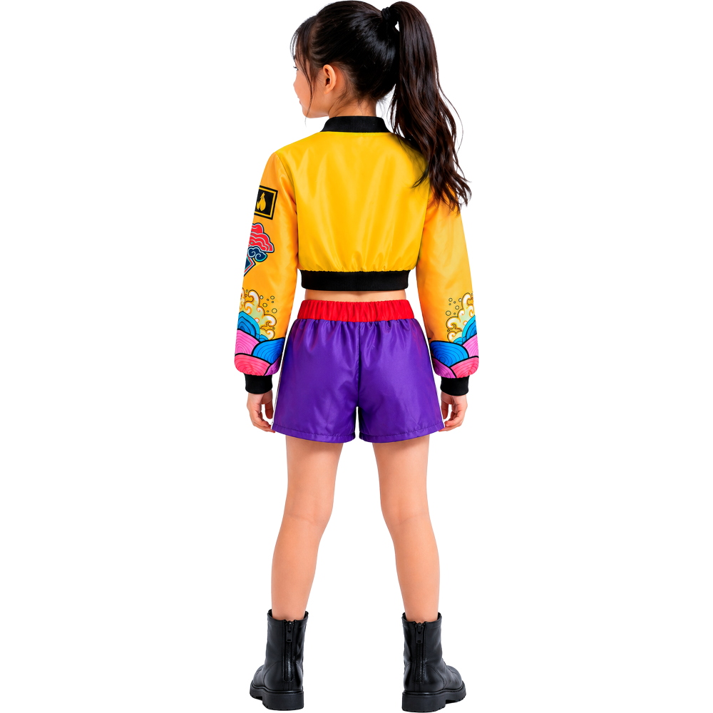 Costume Kpop Star Nova Lite Travestimento Carnevale Cosplay Rumi Huntrix Cacciatrice - 8212