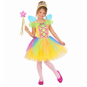 Costume Vestito Abito Travestimento Carnevale Halloween Bambina Fatina - 5878