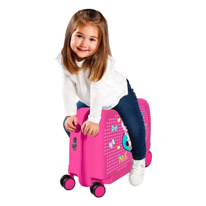 Trolley da Viaggio Minnie Mouse DISNEY in ABS Bagaglio Cavalcabile Valigia 50x38x20 CM - 22398e1