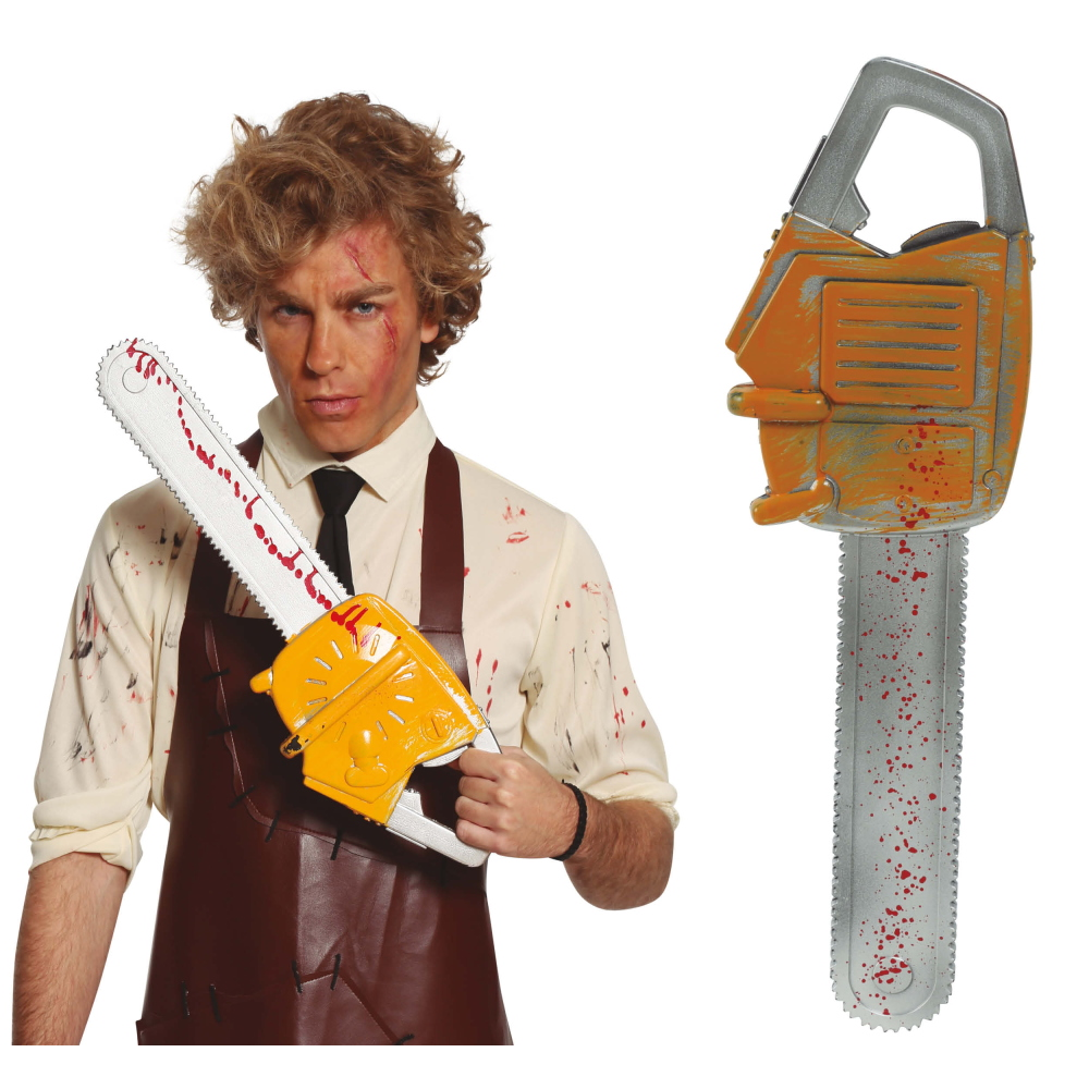 Motosega Giocattolo 54 CM Accessorio Travestimento Halloween Cosplay Leatherface - 26698