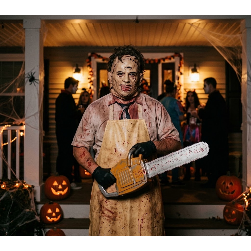 Motosega Giocattolo 54 CM Accessorio Travestimento Halloween Cosplay Leatherface - 26698