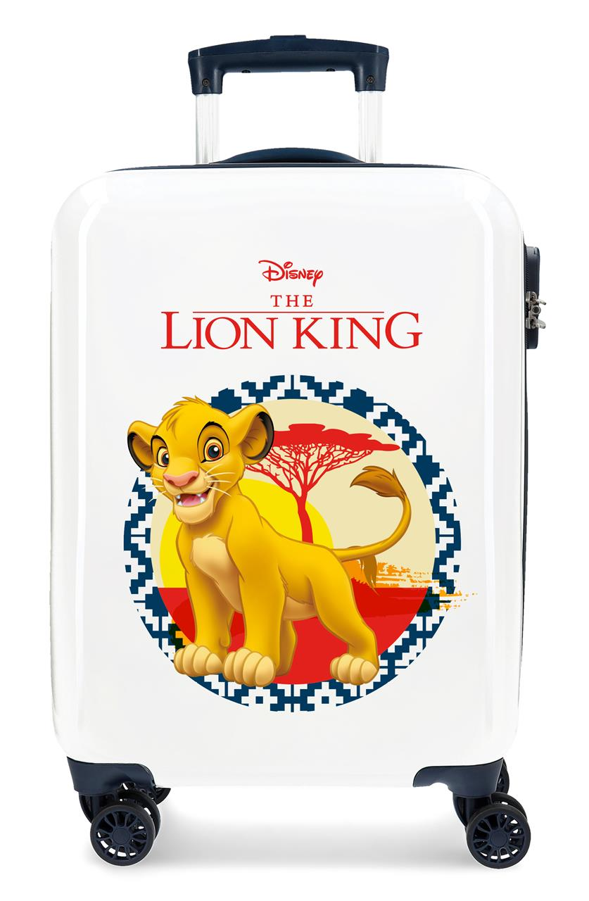 Trolley da Viaggio Simba Re Leone DISNEY Valigia in ABS Bagaglio a Mano 55x38x20 - 2448762