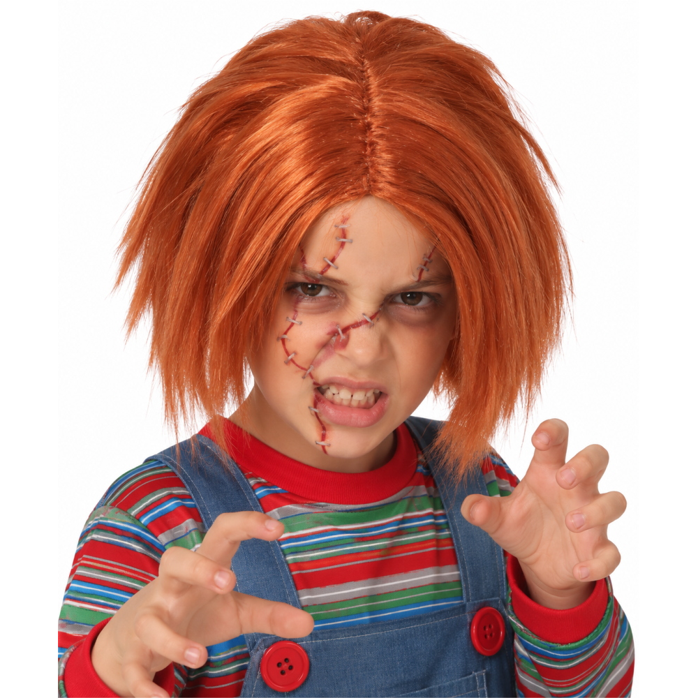 Parrucca Bambola Assassina Accessorio Travestimento Halloween Cosplay Chucky - 48017