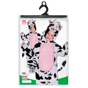 Costume Vestito Abito Travestimento Carnevale Halloween Bambina Mucca Funny - 9759j