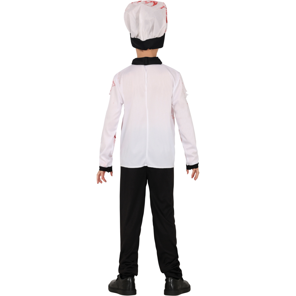Costume Cuoco Chef Cannibale Travestimento Halloween Carnevale Cosplay - 7868