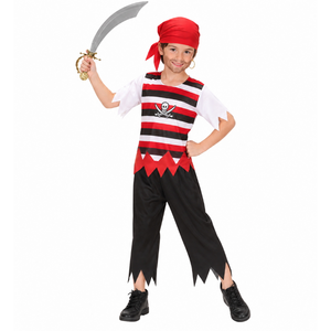 Costume Vestito Abito Travestimento Carnevale Halloween Bambino Pirata - 5854