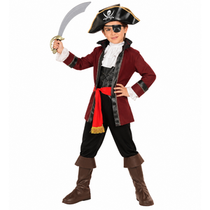 Costume Vestito Abito Travestimento Carnevale Halloween Bambino Pirata Dell'isola Del Tesoro - 5559