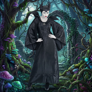 Costume Vestito Abito Travestimento Carnevale Halloween Cosplay Adulto - Malefica - 0370